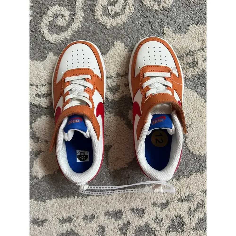NEW❤️Nike Court Borough Low 2 'Sail Hot Curry' sz12